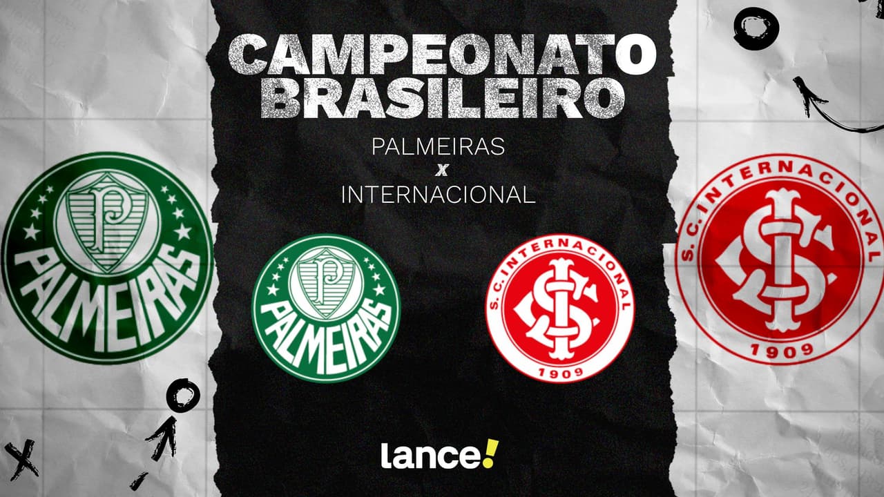 Palmeiras enfrenta Internacional: transmissão, horário e escalações do Brasileirão