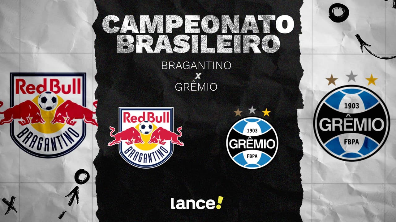 Bragantino x Grêmio: onde assistir ao vivo e escalações do jogo