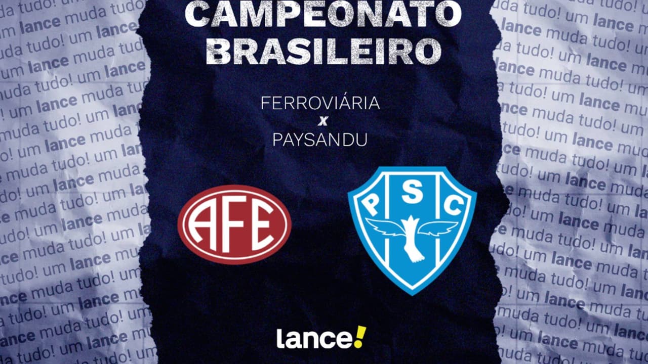 Ferroviária x Paysandu: onde assistir ao vivo, horário e escalações