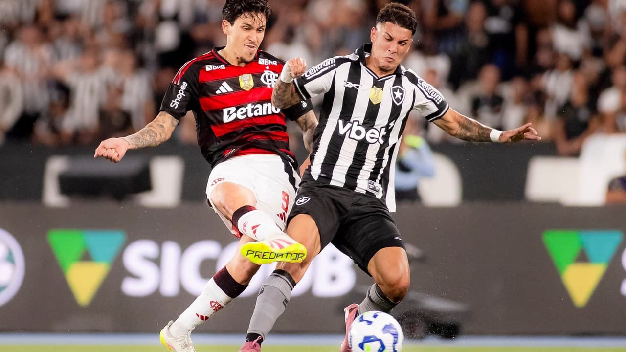 Flamengo vence o Botafogo e mantém pressão no líder Palmeiras pelo Brasileirão