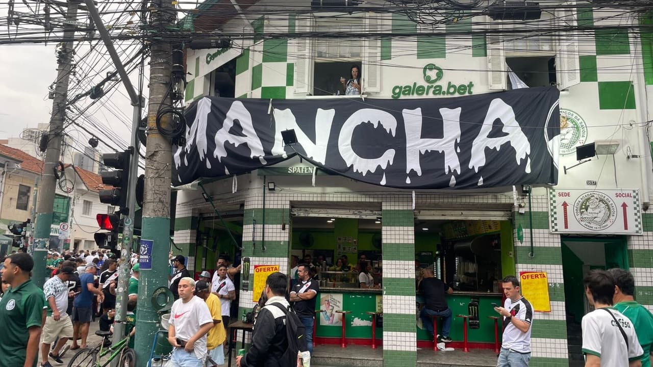 Pré-jogo entre Palmeiras e Vasco promove união e festa entre as torcidas