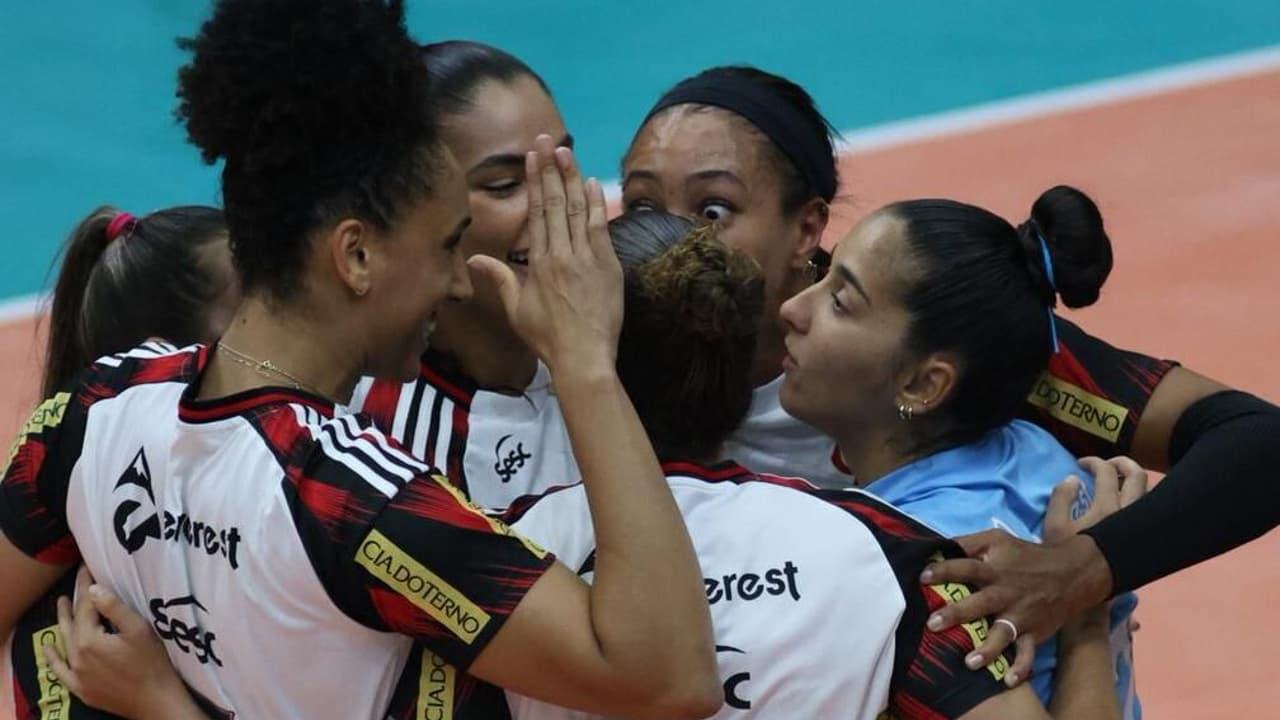 Flamengo conquista vitória histórica na Superliga após rally mais longo já registrado