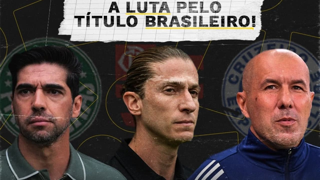 A disputa pelo título do Brasileirão entre Palmeiras, Flamengo e Cruzeiro