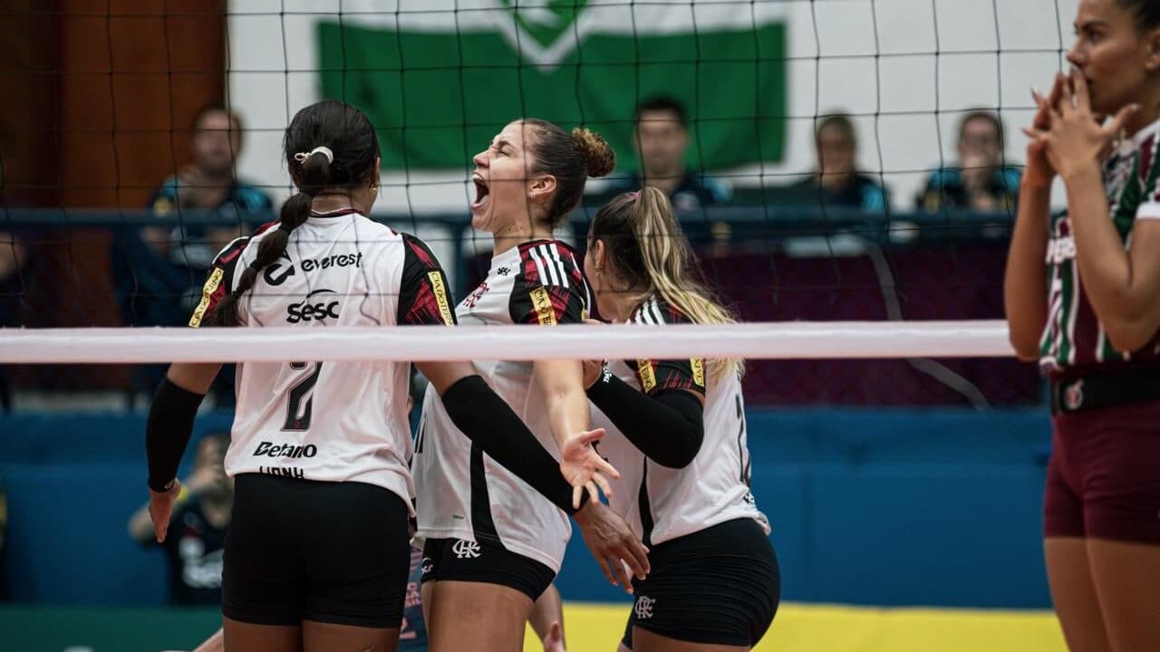 Flamengo e Fluminense se enfrentam na decisão do Campeonato Carioca de Vôlei Feminino
