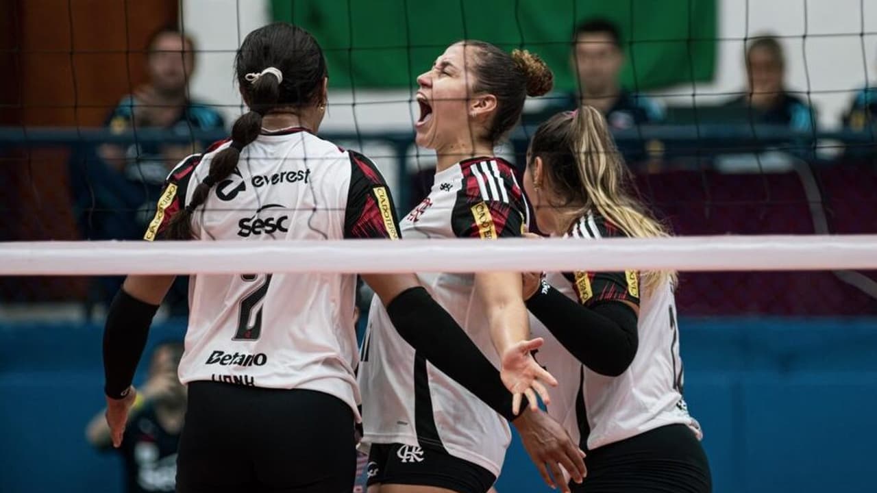 Flamengo supera Barueri na estreia da Superliga, com Americana brilhando em quadra