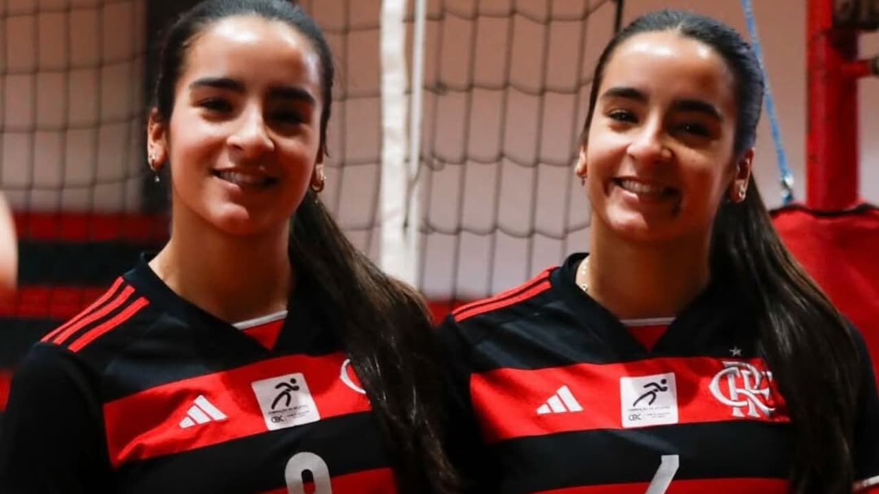 Gêmeas promovem o sonho de ser "as Pavão" no Ninho: Flamengo contrata revelações de 13 anos