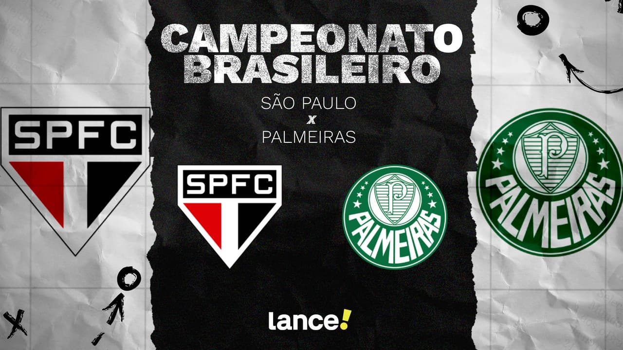 São Paulo e Palmeiras duelam no Brasileirão: onde assistir e escalações