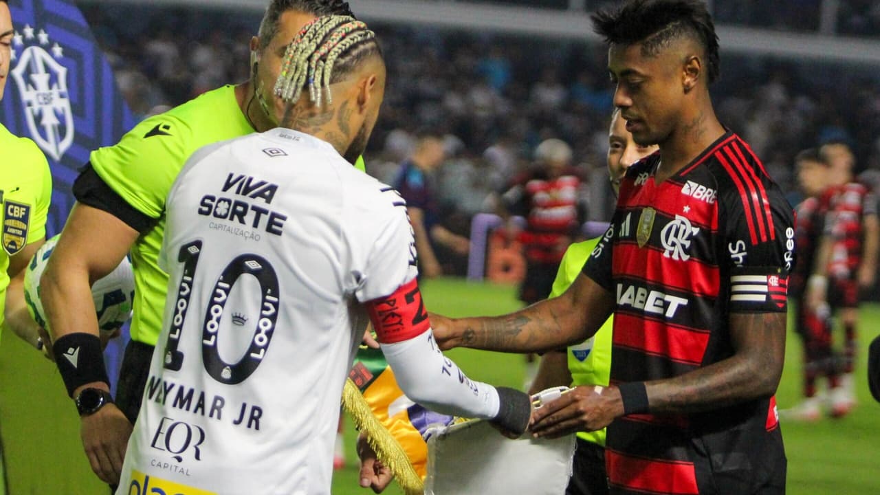 Flamengo e Santos em audiência: arbitragem desafia compromisso com resultado da partida marcada para domingo