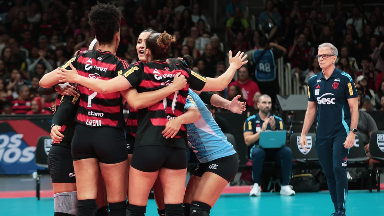 Flamengo e Minas se enfrentam em duelo dos invictos na Superliga Feminina; saiba onde assistir!