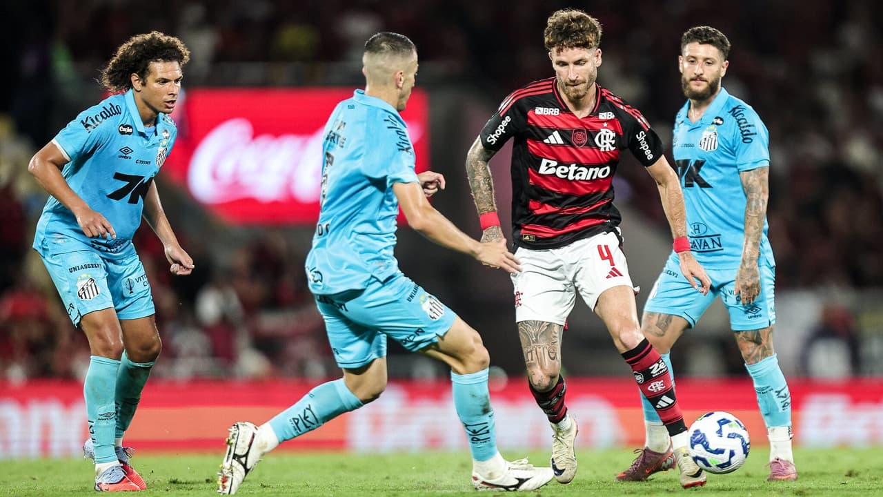 Falha decisiva de jogador no Flamengo x Santos gera revolta e entrega a paçoca para torcedores