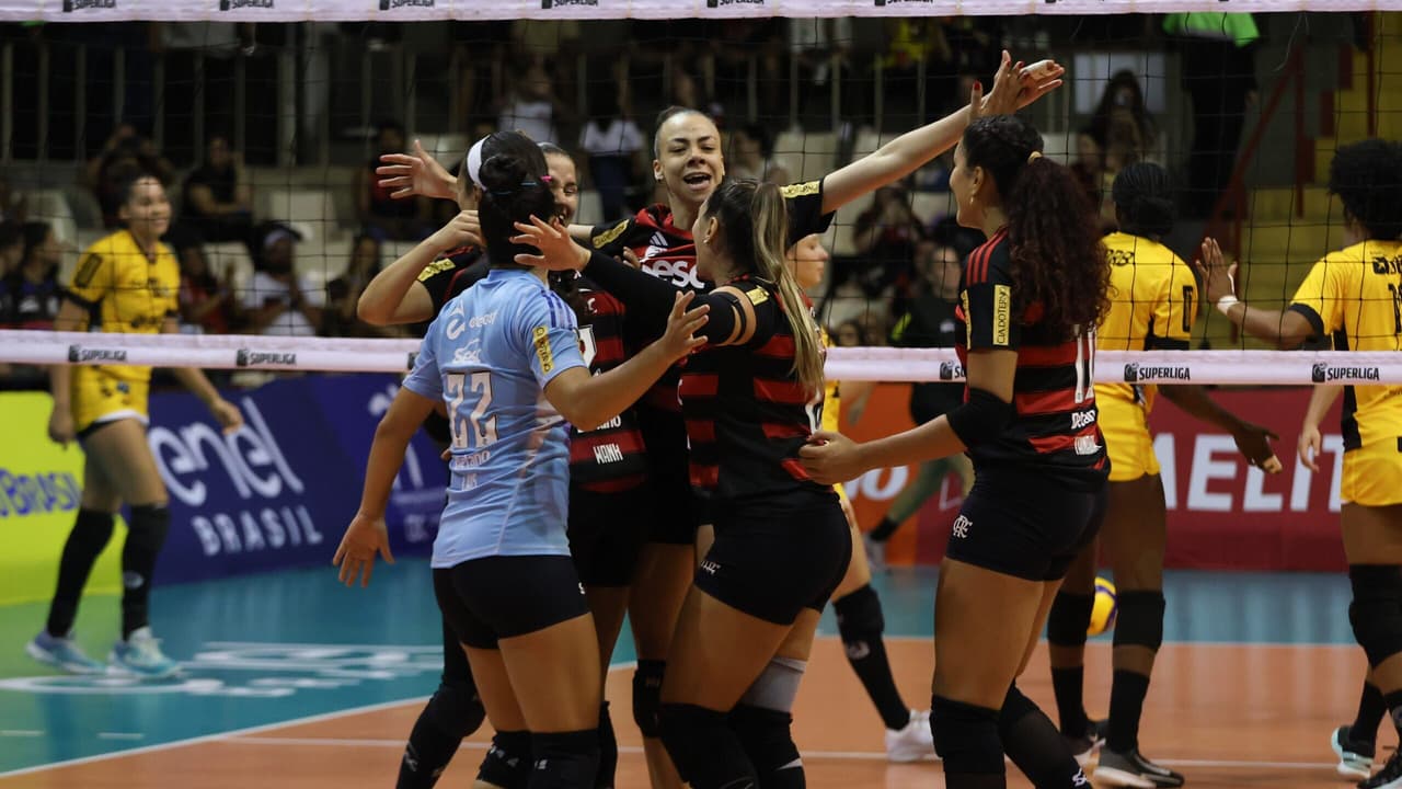 Flamengo mantém invencibilidade na Superliga ao vencer Brasília; confira os resultados do dia