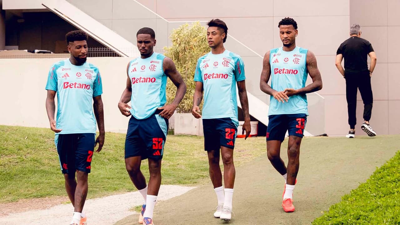 Flamengo inicia nesta segunda-feira a preparação para o clássico com o Fluminense