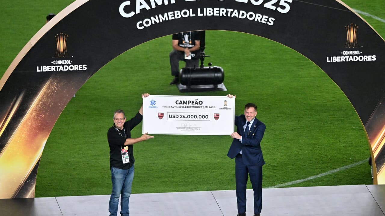 Flamengo garante título da Libertadores e embolsa R$ 30 milhões em premiação inédita
