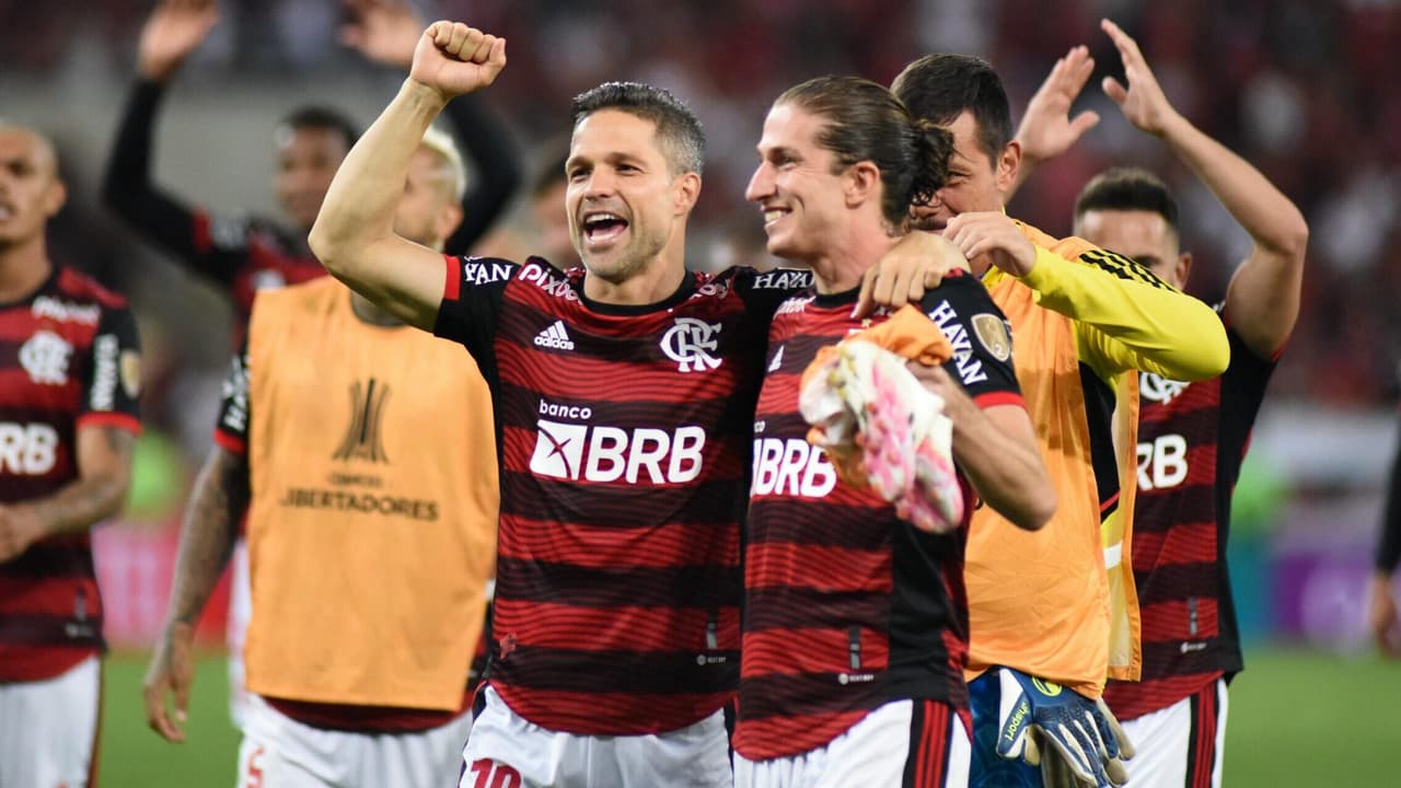 Diego Ribas rememora a conquista do Flamengo em 2019 e exalta Filipe Luís antes da final decisiva