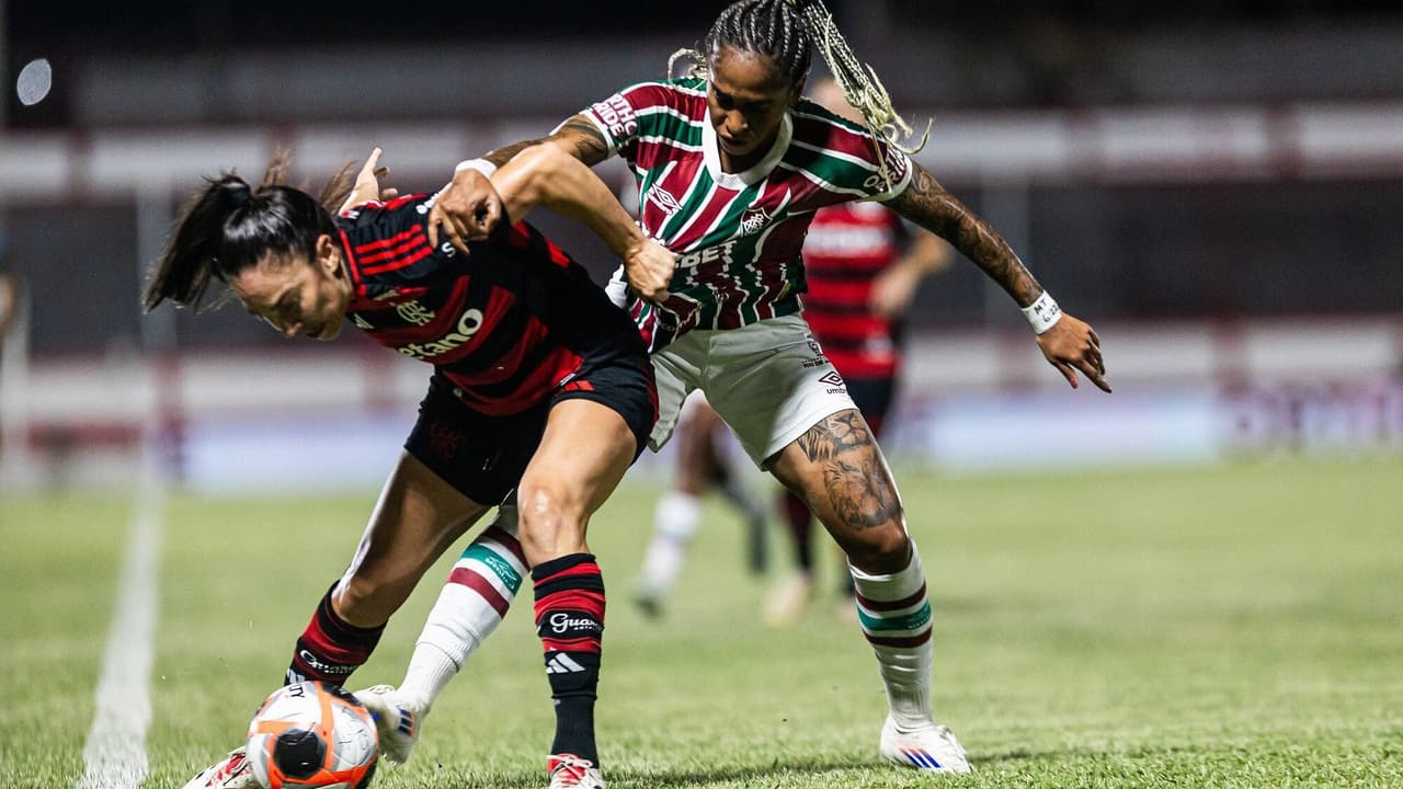 Fluminense e Flamengo empatam na ida da final do Carioca feminino, emoção e rivalidade em alta