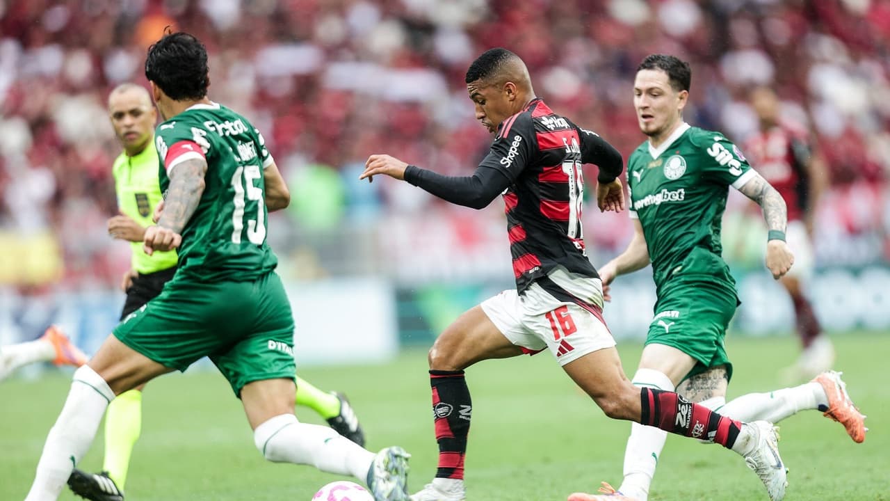 Libertadores à vista: Conmebol define arbitragem para final emocionante entre Palmeiras e Flamengo