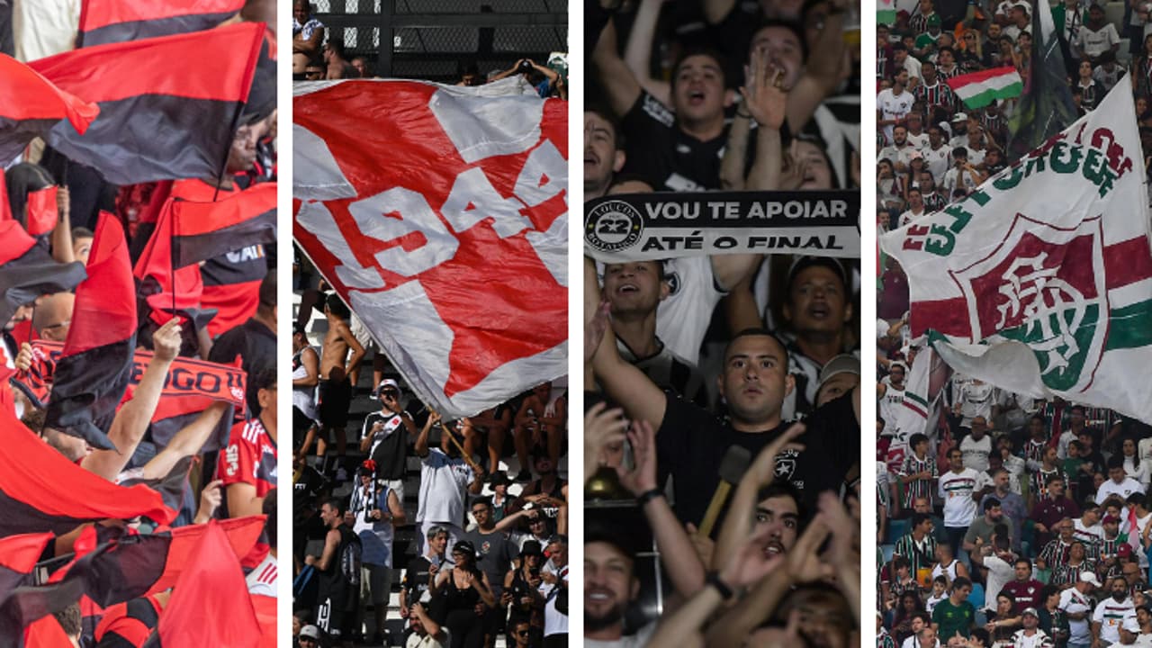 Flamengo e Vasco dominam torcidas entre a baixa renda; Botafogo e Fluminense invertem cenário