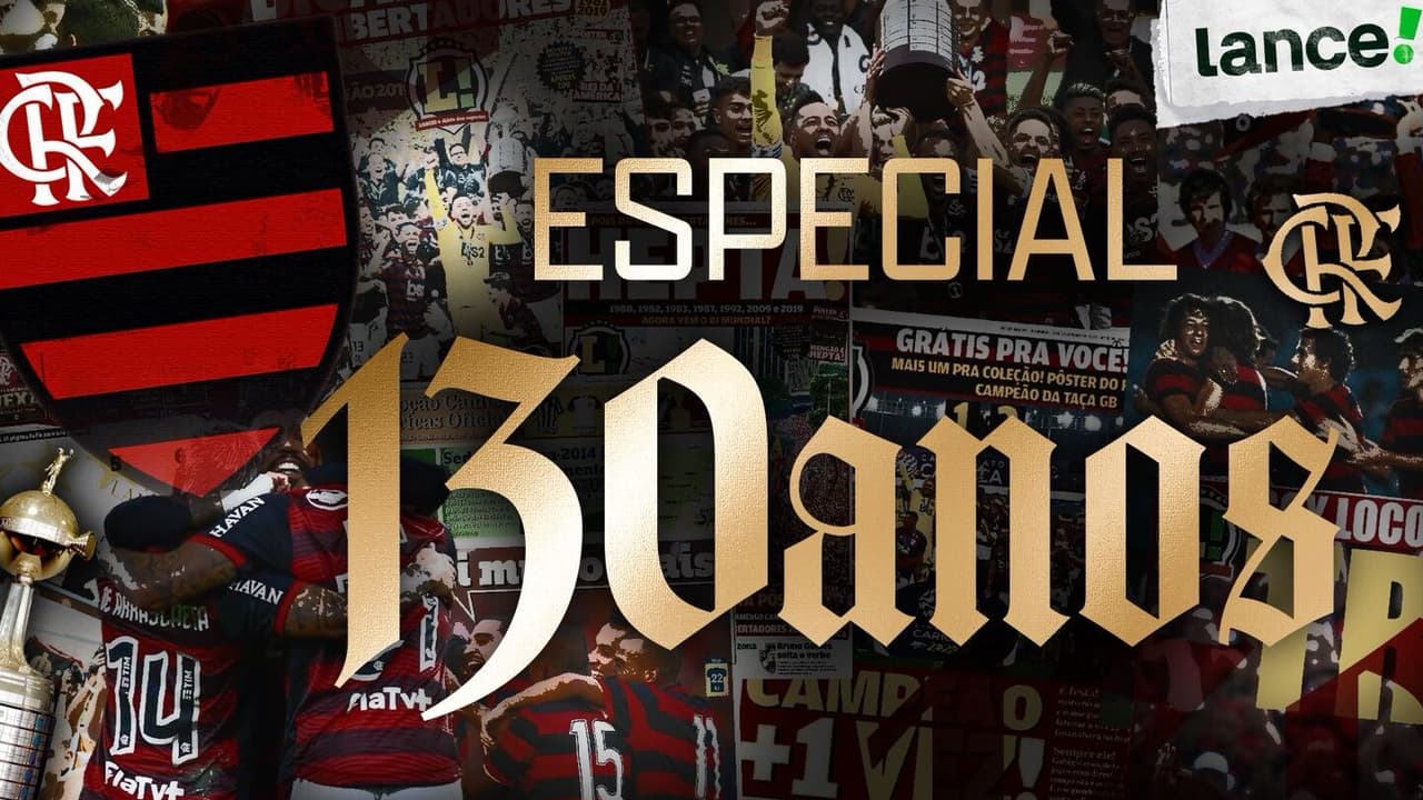 Zico é destaque em documentário da Lance! que celebra os 130 anos do Flamengo em grande estilo