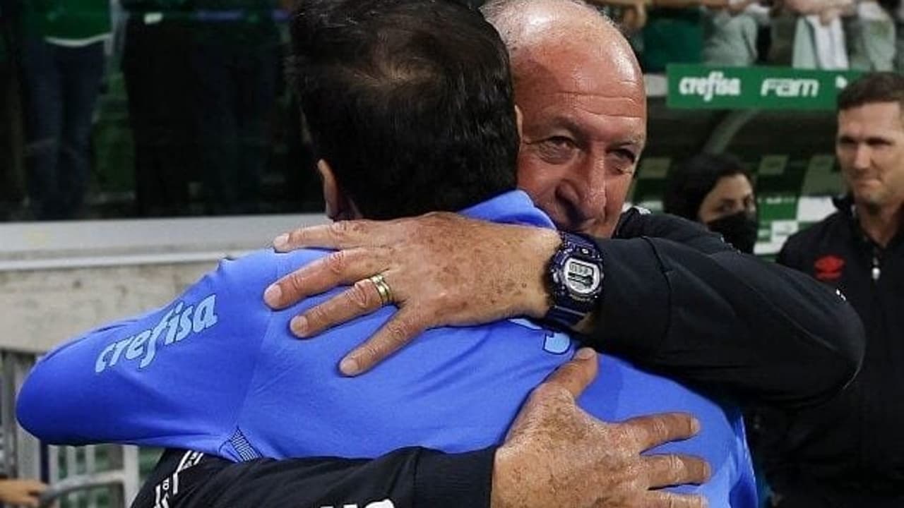 Felipão compartilha segredos com Abel para a final da Libertadores: 