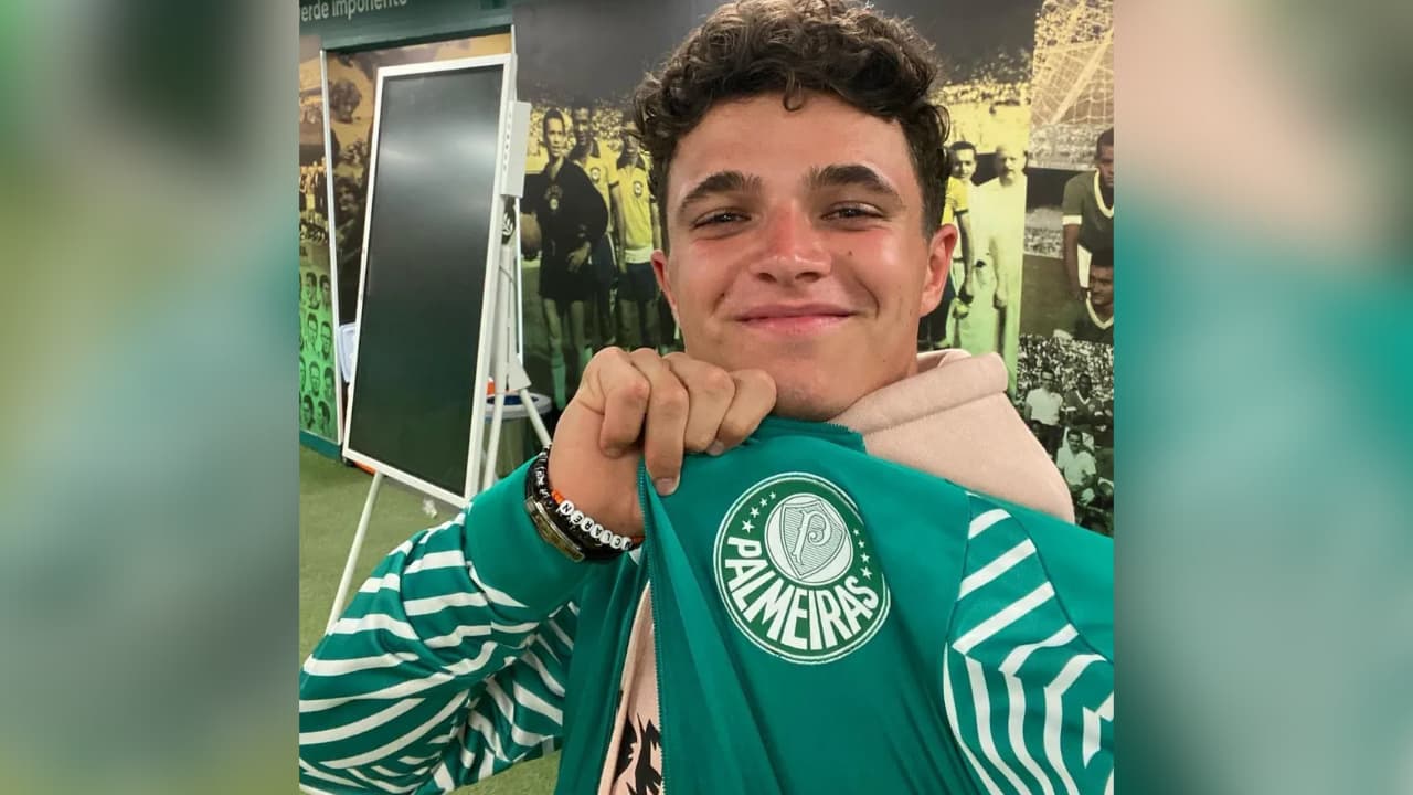 Palmeiras parabeniza Lando Norris pela conquista na F1, celebrando o torcedor e ícone global