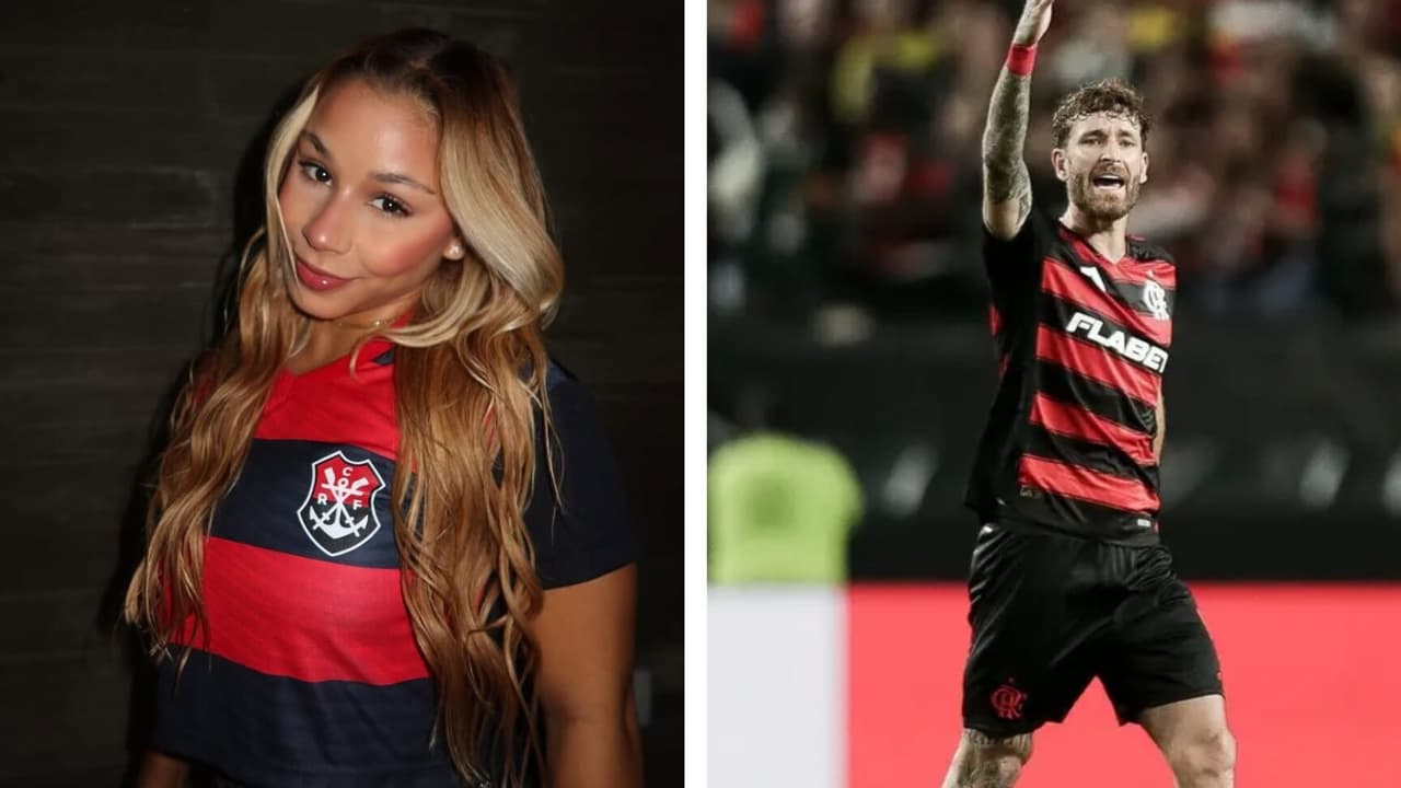 Léo Pereira e Flávia Saraiva deixam festa de Carrascal após título do Flamengo, em clima de comemoração