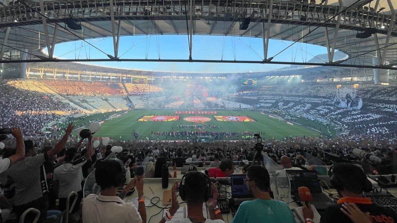 Vasco faz mosaico impactante na final contra o Corinthians e provoca reações nas redes sociais
