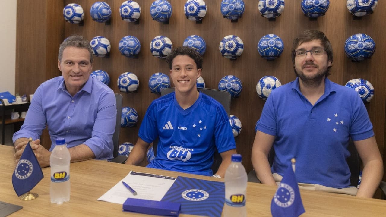 Cruzeiro Amplia Vínculo com Promessa da Base e Reforça Futuro do Clube