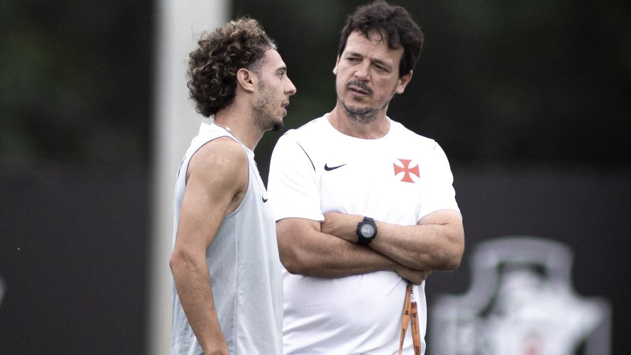 Vasco se prepara para reencontro com Fernando Diniz em duelo com o Corinthians