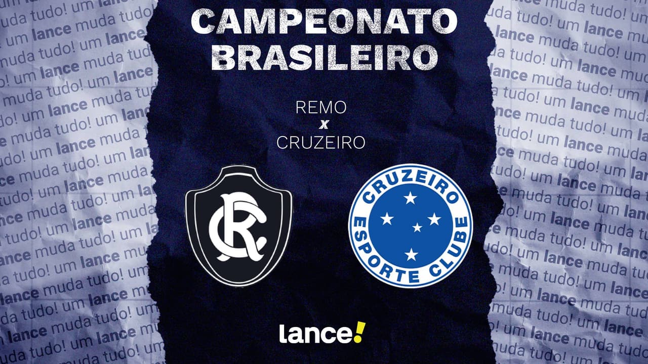 Remo x Cruzeiro: prováveis escalações, transmissão e desfalques na 13ª rodada do Brasileirão — Futebol