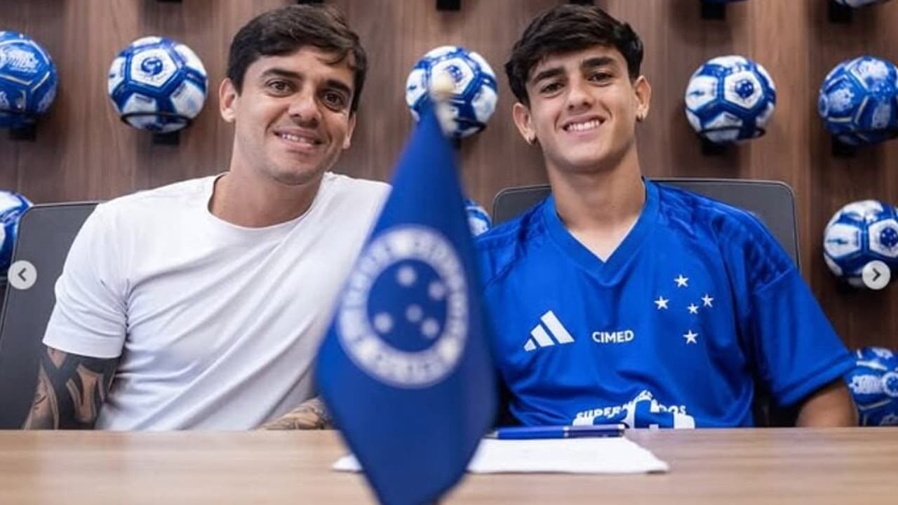 Filho de Fagner, Henrique Lemos, sela seu primeiro contrato profissional com o Cruzeiro