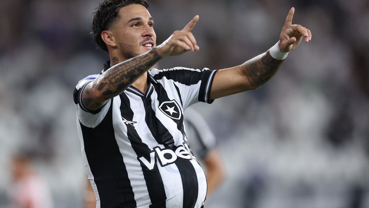 Mateo Ponte comemora gol decisivo e exalta vitória merecida do Botafogo na Sul-Americana — Futebol