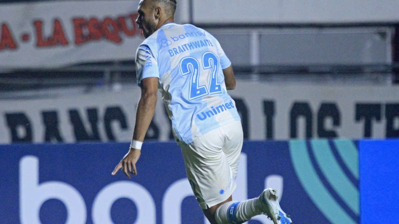 Veja gol em Confiança x Grêmio: Braithwaite abre o placar