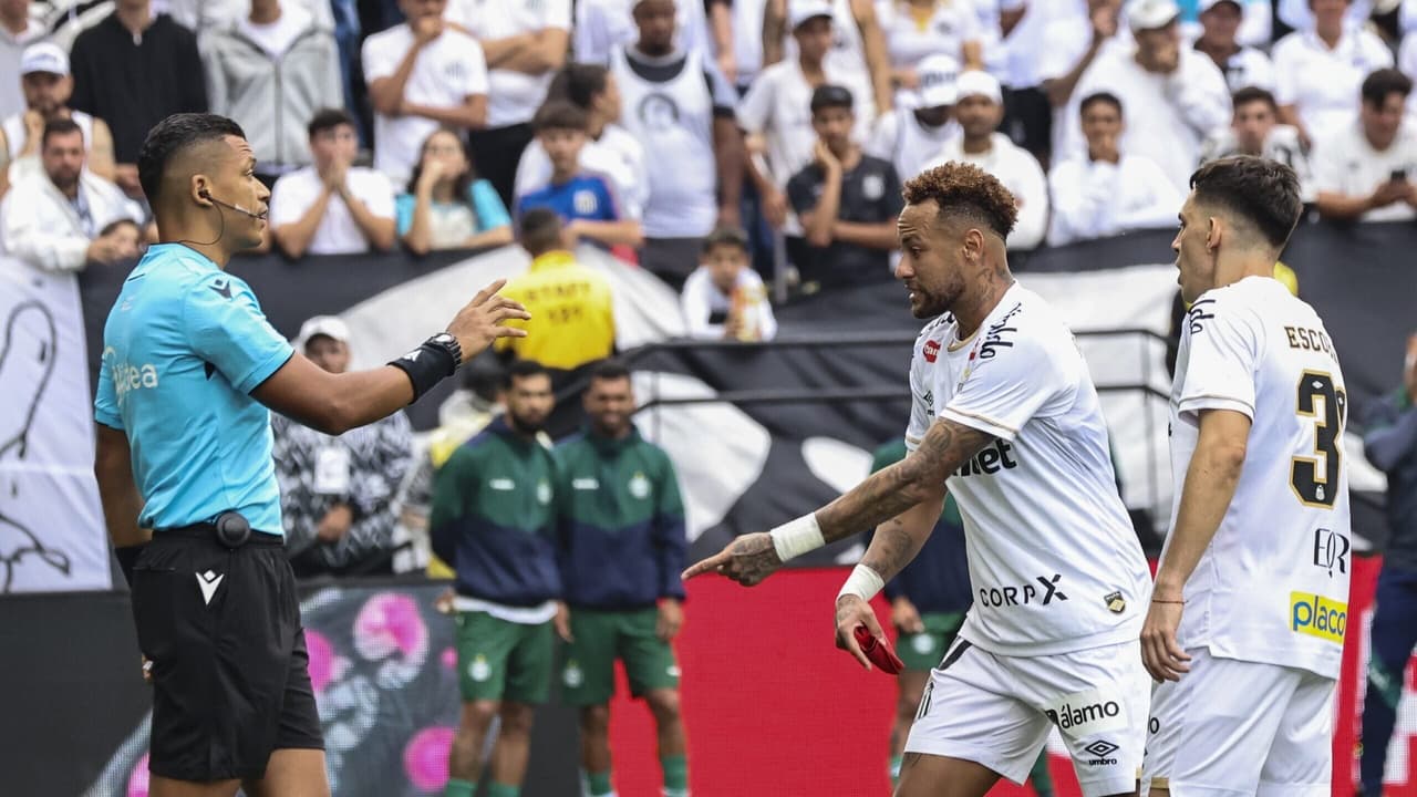 STJD marca julgamento e Santos busca anular derrota para o Coritiba por erro na saída de Neymar — Futebol