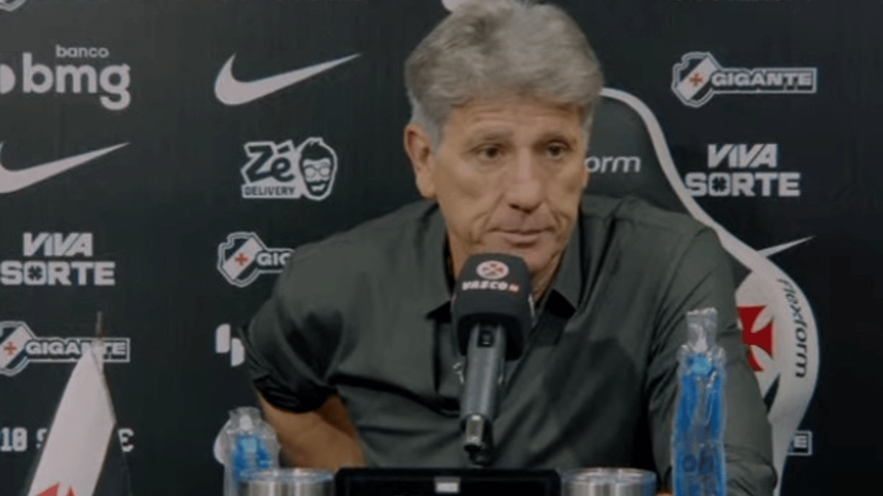 Renato Gaúcho ressalta campanha positiva do Vasco e pede paciência na luta contra o rebaixamento — Futebol