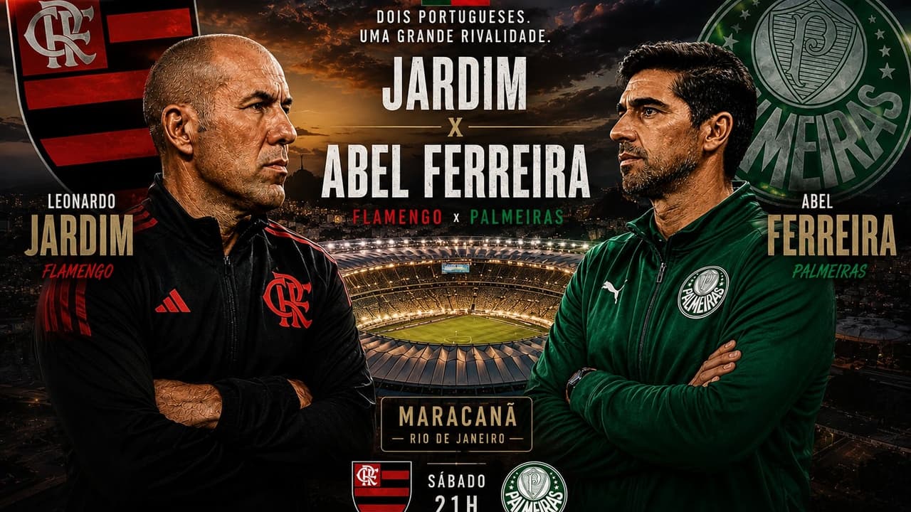Abel e Jardim: laços de respeito que vão além do Fla x Palmeiras — Futebol