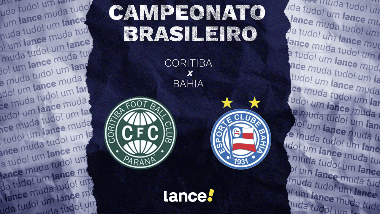 Coritiba e Bahia: onde assistir, horário e prováveis escalações do confronto pelo Brasileirão