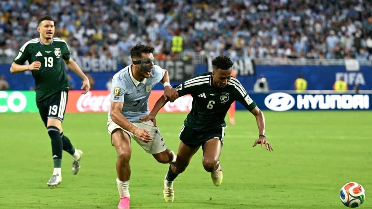 Veja gols e melhores momentos de Ar&aacute;bia Saudita x Uruguai na Copa do Mundo