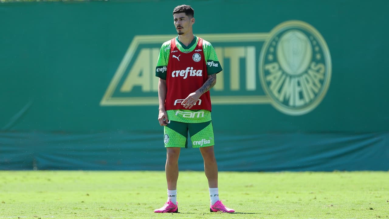 Rômulo volta a treinar e pode reforçar Palmeiras contra Atlético-GO; confira provável escalação.