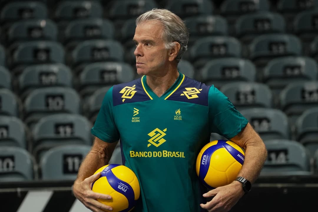 Bernardinho comandou a Seleção Brasileira de Vôlei Masculino nas Olimpíadas de Paris (Foto: Divulgação / CBV)