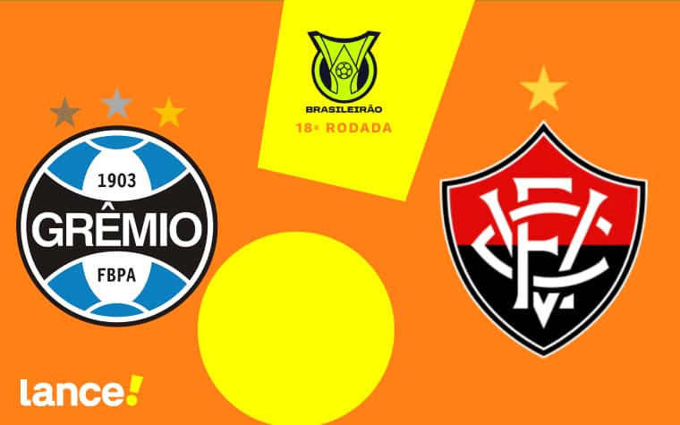 Grêmio x Vitória: como assistir, horário e escalações no Brasileirão.