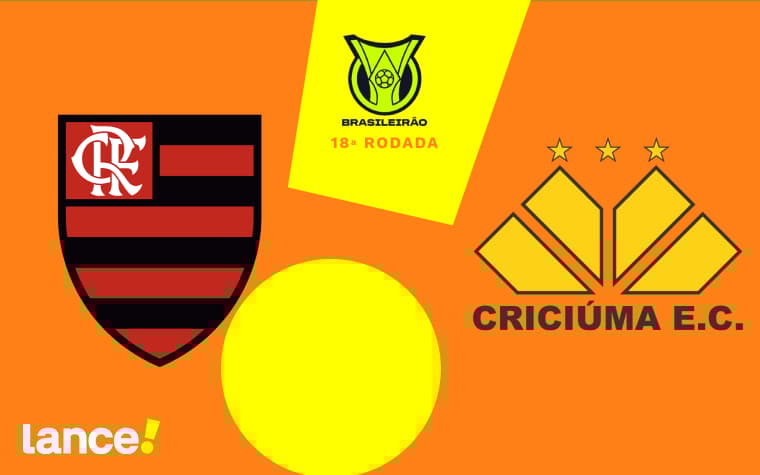 Flamengo x Criciúma: transmissão, horário e escalações do confronto pelo Brasileirão.
