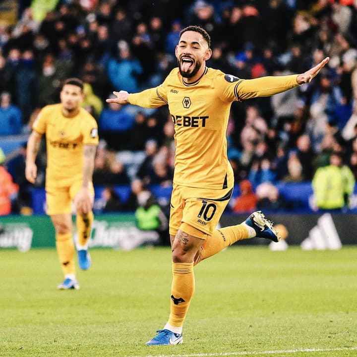 Matheus Cunha chegou a recorde pelo Wolves (Foto: Reprodução/Instagram @wolves)
