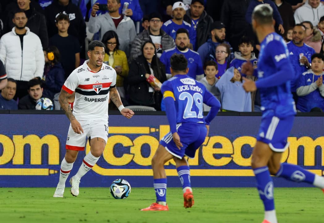 Luciano marcou o gol do São Paulo contra o Cruzeiro pela FC Series