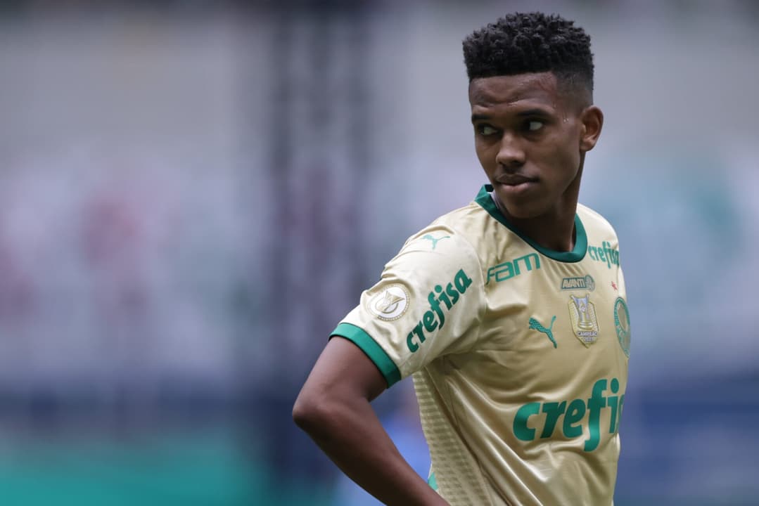 Palmeiras, de Estêvão, estreia no Paulistão 2025 (Foto: Ettore Chiereguini/AGIF)