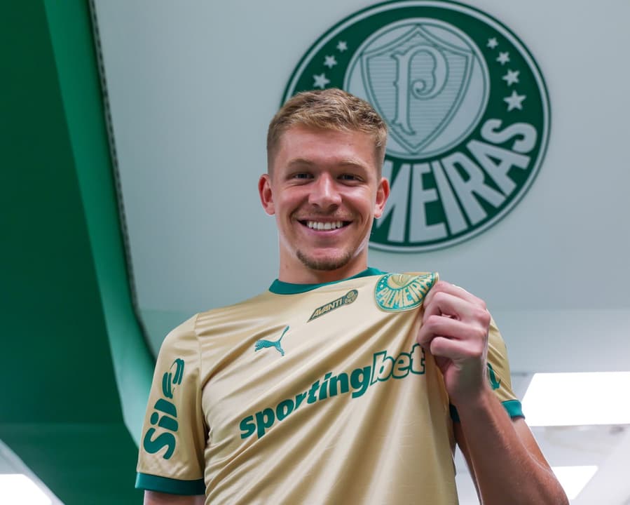 Bruno Fuchs foi anunciado pelo Palmeiras e chega por empréstimo
