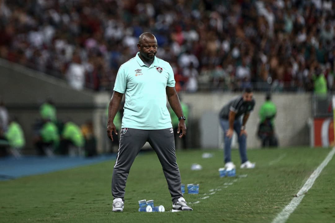 Marcão em jogo entre Fluminense e Chapecoense, pelo Brasileirão de 2021. (Foto: Lucas Merçon/FFC)
