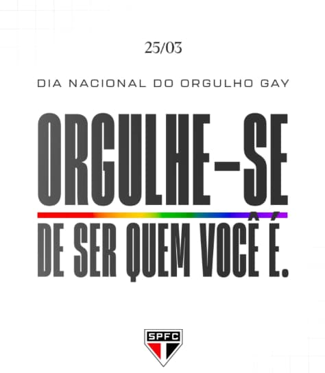 Campanha Orgulho Gay SPFC