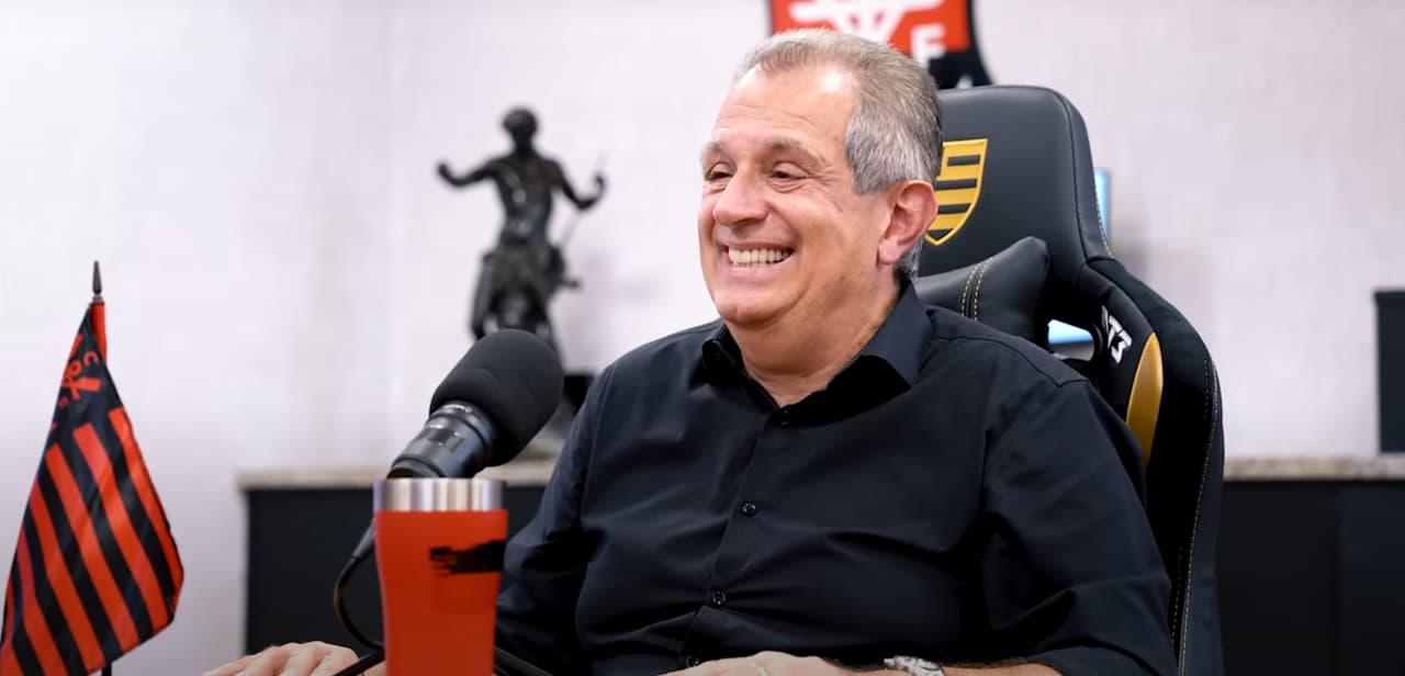 BAP durante entrevista à Flamengo TV (Foto: Reprodução)