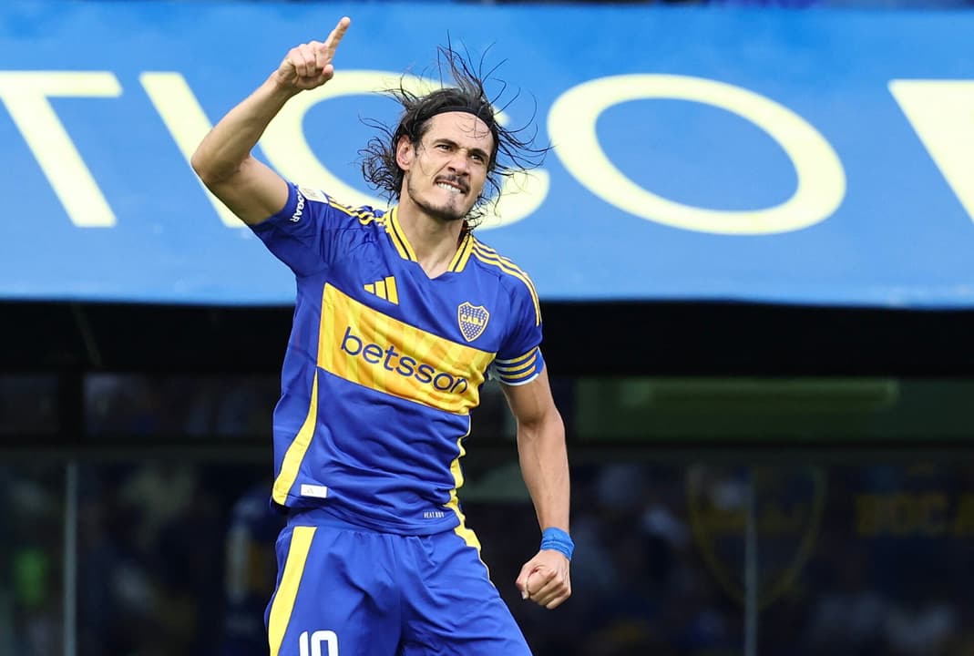 Cavani é o principal astro do Boca Juniors (Foto: Alejandro Pagni/ AFP)