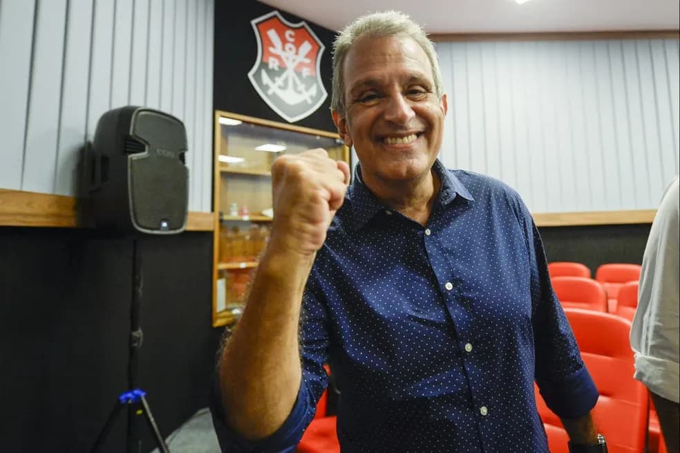 Luiz Eduardo Baptista, o BAP, presidente do Flamengo (Foto: Marcelo Cortes/CRF)